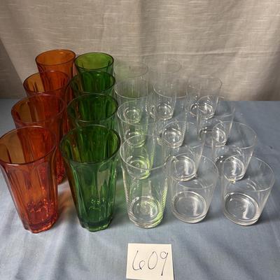 Plastic Glass Lot