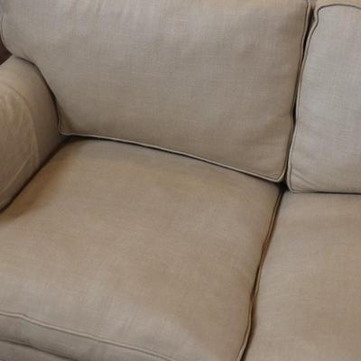 Upholstered Beige Sleeper Sofa