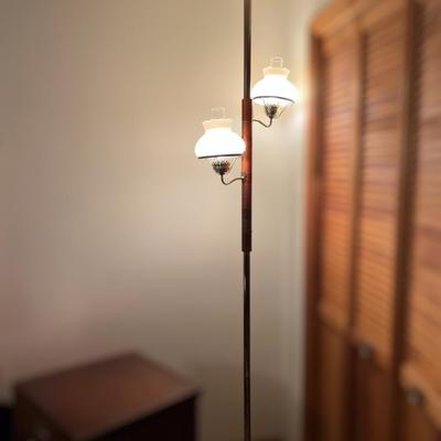 MCM Vintage Tension Pole Lamp 3 Way Light