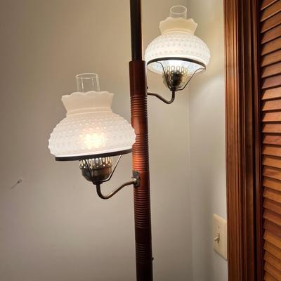 MCM Vintage Tension Pole Lamp 3 Way Light