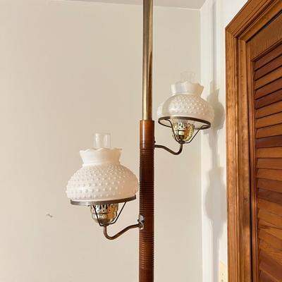 MCM Vintage Tension Pole Lamp 3 Way Light