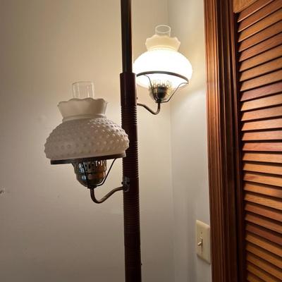 MCM Vintage Tension Pole Lamp 3 Way Light