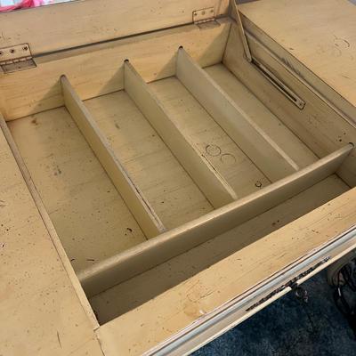 60’s French Country Style “White Manufacturing Co” Vanity Table