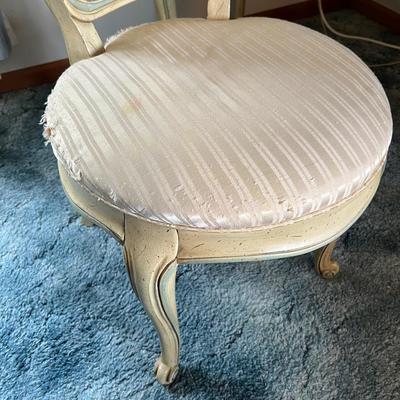60’s French Country Style “White Manufacturing Co” Vanity Table
