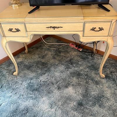 60’s French Country Style “White Manufacturing Co” Vanity Table