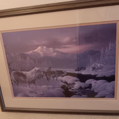 FRAMED PICTURE BY BILL JAXTON