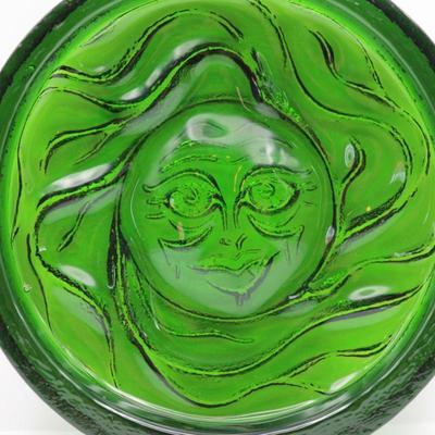 Mid Century Sun Face Bowl Dish