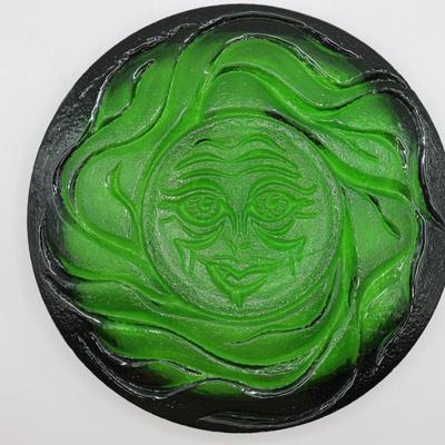 Mid Century Sun Face Bowl Dish
