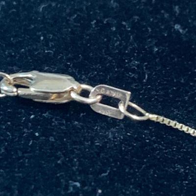 14k Cross Pendant on Necklace