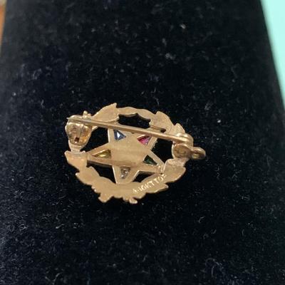 10k Yellow Gold Masonic Pin