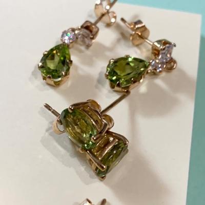 Estate Jewelry Earrings / Pendants Lot