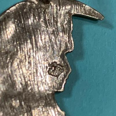 14k Yellow Gold Pendants Lot Moon/Egyptian Pharaoh