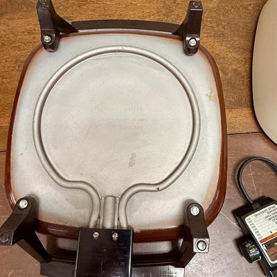 Electric Skillet West Bend Retro Made In USA 1440 Tan Brown Stripe