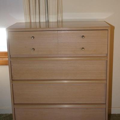 1960's MCM KROEHLER BLOND OAK THREE PIECE BEDROOM SET