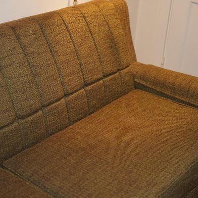 1960's KROEHLER SOFA FRIEZE FABRIC