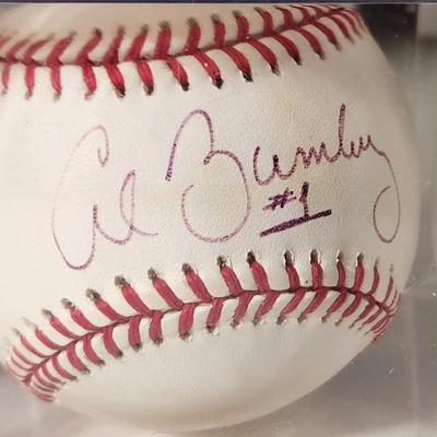 Lot of 4 OMLB Signed Autographed Baseballs Rick Krivda Don Bayloy Rocky Bob Johnson Al Bumbry #1