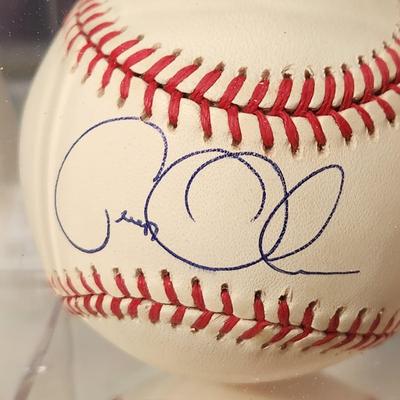 Lot of 4 OMLB Signed Autographed Baseballs Gregg Olson,,Billy O'Dell, Mickey Tettleton , Russ Snyder
