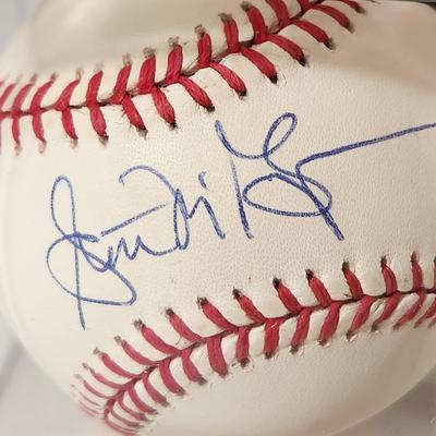 Lot of 4 OMLB Signed Autographed Baseballs Jim Poole, Milt Pappas,Scott McGregor ,Stu Miller