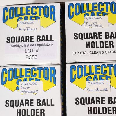 Lot of 4 OMLB Signed Autographed Baseballs Jim Poole, Milt Pappas,Scott McGregor ,Stu Miller