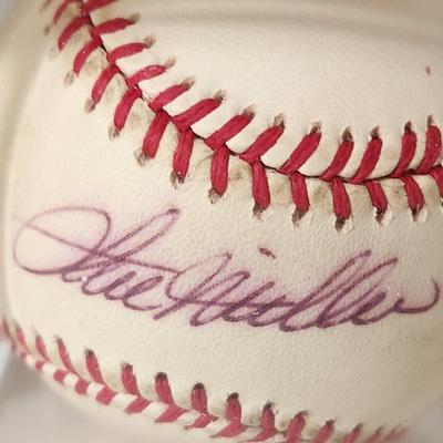 Lot of 4 OMLB Signed Autographed Baseballs Jim Poole, Milt Pappas,Scott McGregor ,Stu Miller