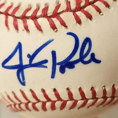 Lot of 4 OMLB Signed Autographed Baseballs Jim Poole, Milt Pappas,Scott McGregor ,Stu Miller