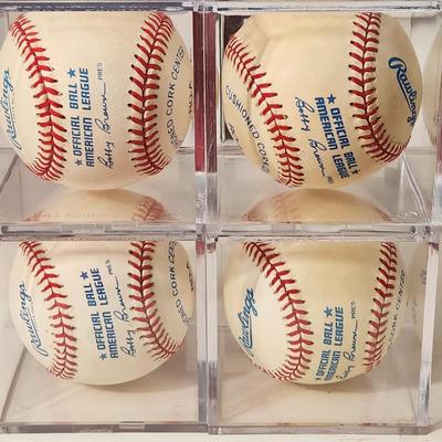 Lot of 4 OMLB Signed Autographed Baseballs Mike Toorez, Bob Turley, Dave McNally, Don Stanhouse