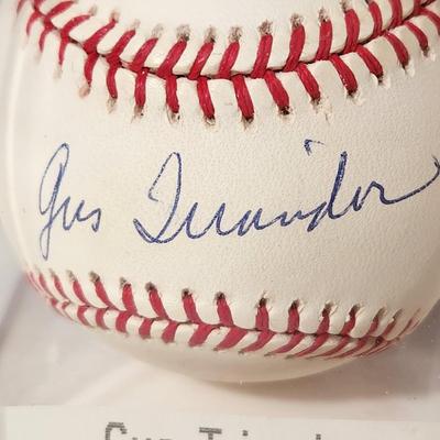 Lot of 4 OMLB Signed Autographed Baseballs Willy Miranda, David Segui, Gus Triandos, Mark Williamson #32