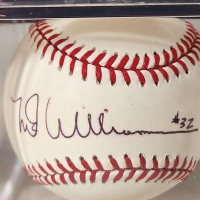 Lot of 4 OMLB Signed Autographed Baseballs Willy Miranda, David Segui, Gus Triandos, Mark Williamson #32