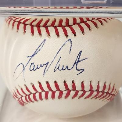 Lot of 4 OMLB Signed Autographed Baseballs Gene Woodling, Harold Reynolds, Larry Sheets, Lonnie Smith