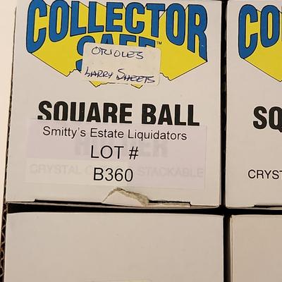 Lot of 4 OMLB Signed Autographed Baseballs Gene Woodling, Harold Reynolds, Larry Sheets, Lonnie Smith