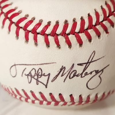 Lot of 4 OMLB Signed Autographed Baseballs Hank Bauer, Dave Johnson, Tippy Martinez, Mark Belanger