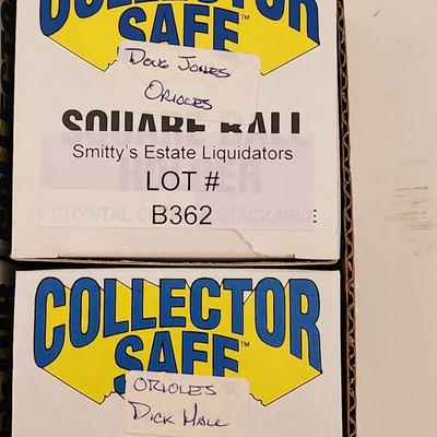 Lot of 4 OMLB Signed Autographed Baseballs Doug Jones PTL, Pete Incaviglia, Hal Brown, Dick Hale