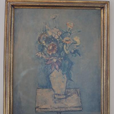 Vintage "Still Life with Flowers" by Weber
