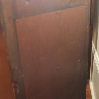 Victorian Walnut Continental Furniture Co. Solid Bed Frame and Night Stand