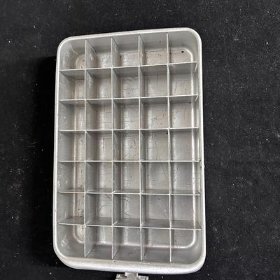 Vintage aluminum ice cube tray