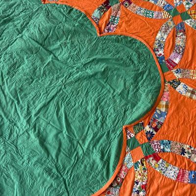 Double Wedding Ring Quilt