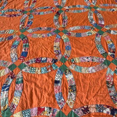 Double Wedding Ring Quilt