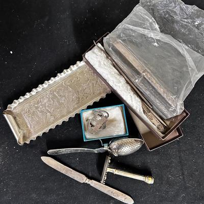 Lot of silver-plate items