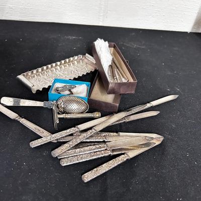 Lot of silver-plate items