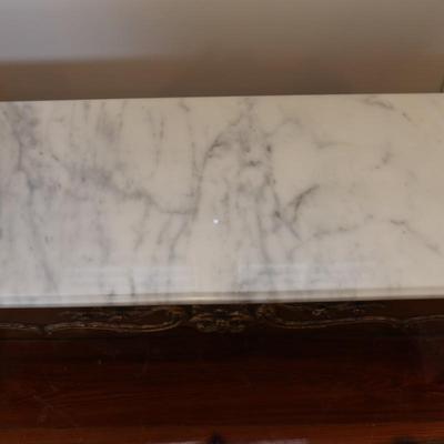 Gold Git Italian Marble Bench