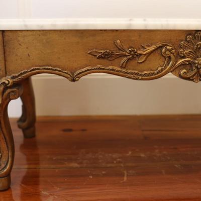 Gold Git Italian Marble Bench