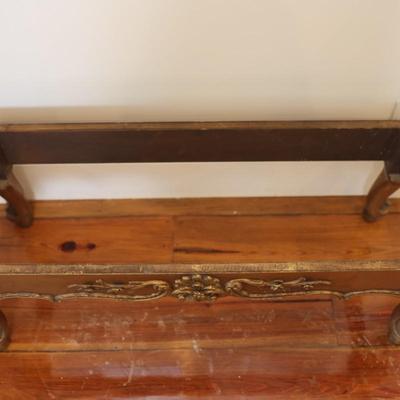 Gold Git Italian Marble Bench