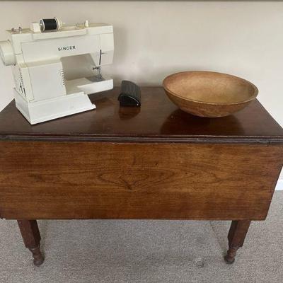 Antique Drop Leaf Dining Table