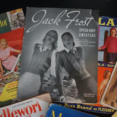 1960'S VINTAGE CRAFT MAGAZINES TO FEATURE NEEDLEWORK AND FASHION