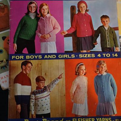1960'S VINTAGE CRAFT MAGAZINES TO FEATURE NEEDLEWORK AND FASHION