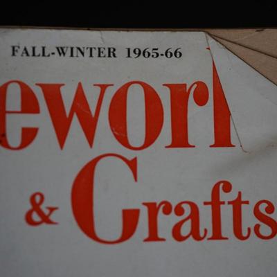 1960'S VINTAGE CRAFT MAGAZINES TO FEATURE NEEDLEWORK AND FASHION