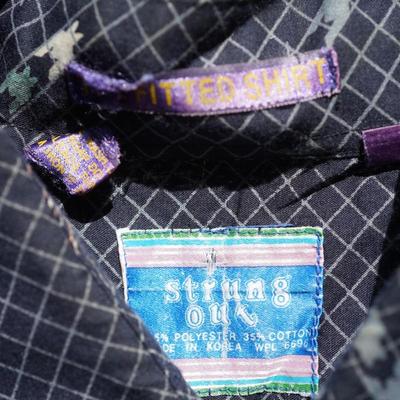 GROUPING OF THREE VINTAGE MENS SHIRTS 1970'S ERA