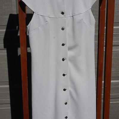 1960'S DRESS WITH SILVER TONE BUTTONS
