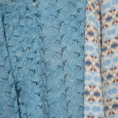 VINTAGE AMANA WOOLEN MILLS SWEATERS - BLUE COLOR MEDIUM SIZE