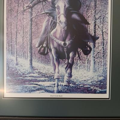 "DON'T LOOK BACK" & "SNOWY RIVER" BY BILL JAXON